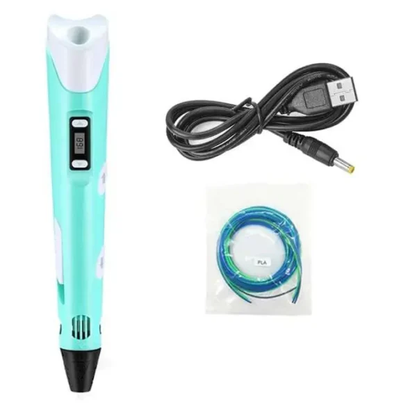Stylo 3D amélioré pour enfants plus recharges de 3 couleurs – Image 6